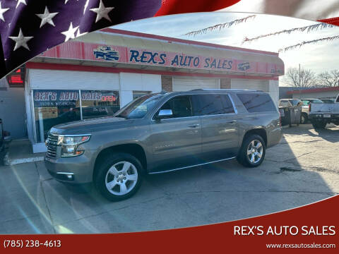 2017 Chevrolet Suburban for sale at Rex's Auto Sales in Junction City KS