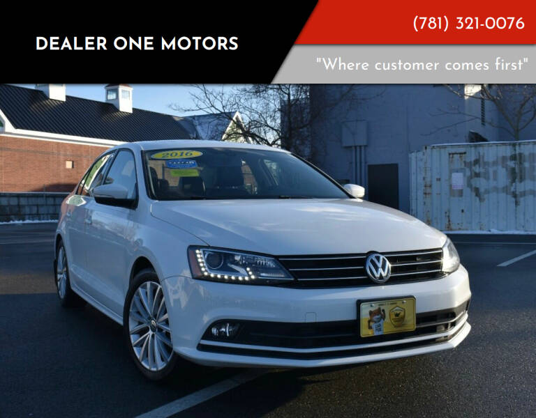 2016 Volkswagen Jetta for sale at Dealer One Motors in Malden MA