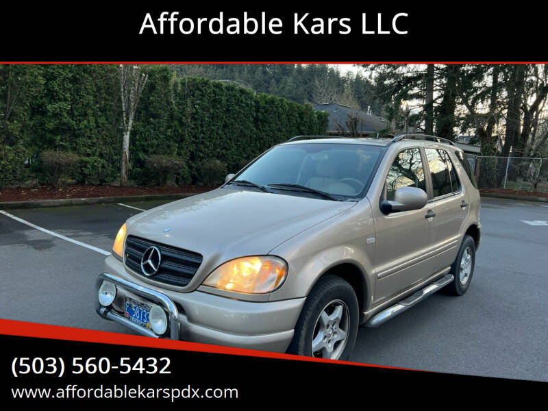 2001 Mercedes-Benz M-Class for sale at Affordable Kars LLC in Portland OR