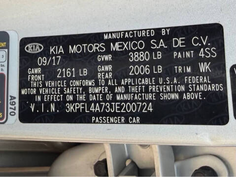 2018 Kia Forte LX