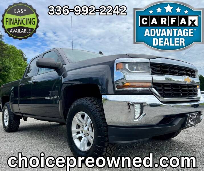 2016 Chevrolet Silverado 1500 for sale at CHOICE PRE OWNED AUTO LLC in Kernersville NC