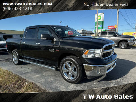 2017 RAM 1500 for sale at T W Auto Sales in Science Hill KY