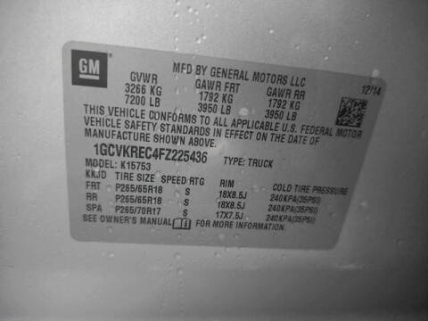 2015 Chevrolet Silverado 1500