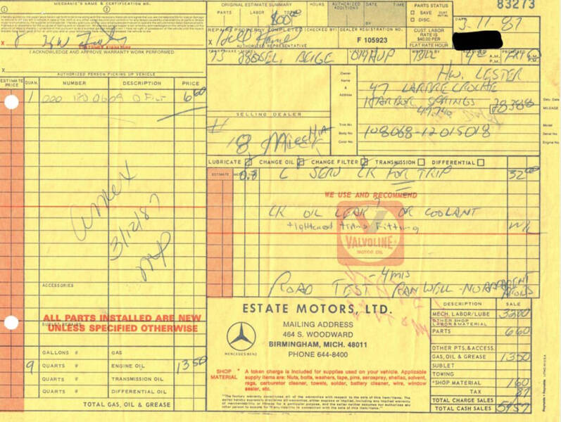 1973 Mercedes-Benz 280-Class