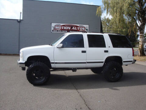 1999 GMC Yukon for sale at Motion Autos in Longview WA