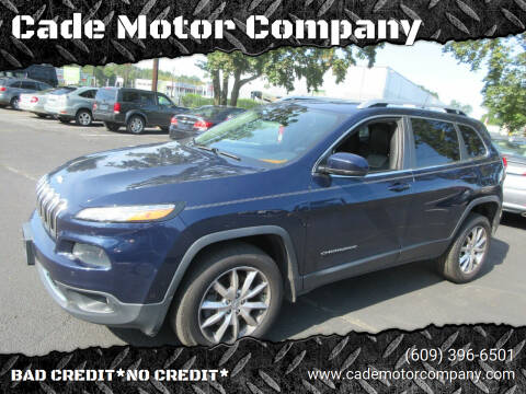 2014 Jeep Cherokee for sale at Cade Motor Company in Lawrenceville NJ