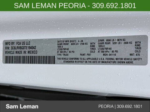 2026 RAM ProMaster