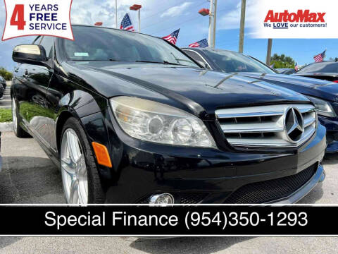 2009 Mercedes-Benz C-Class for sale at Auto Max in Hollywood FL
