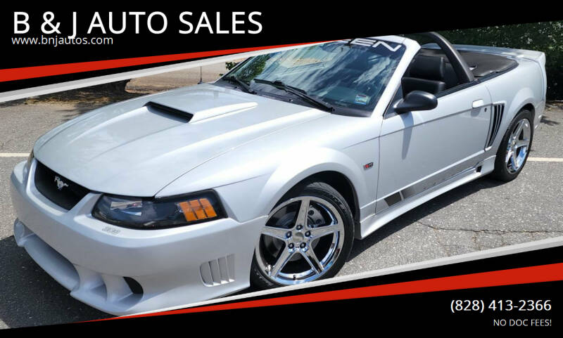 2002 Ford Mustang for sale at B & J AUTO SALES in Morganton NC