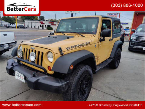2013 Jeep Wrangler for sale at Better Cars in Englewood CO