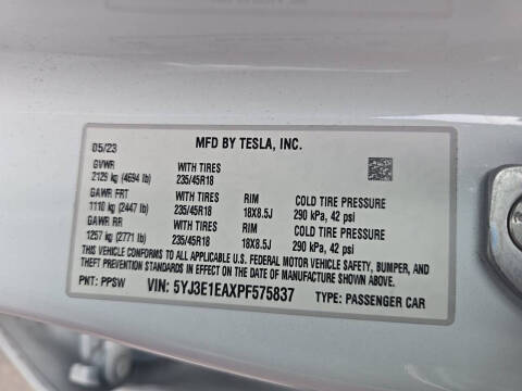 2023 Tesla Model 3