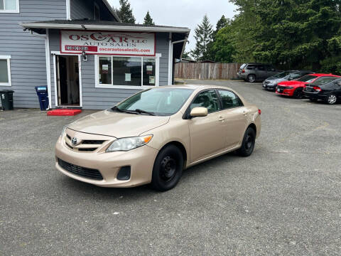2011 Toyota Corolla for sale at Oscar Auto Sales in Tacoma WA