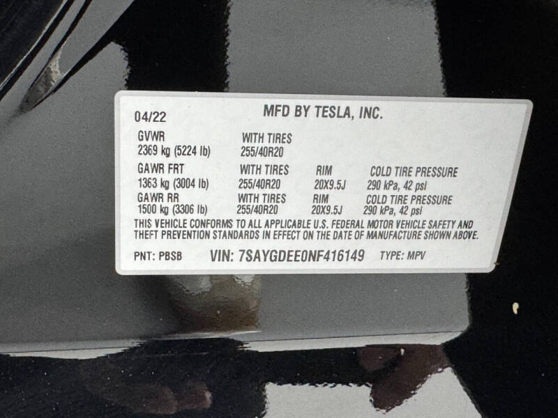 2022 Tesla Model Y Long Range