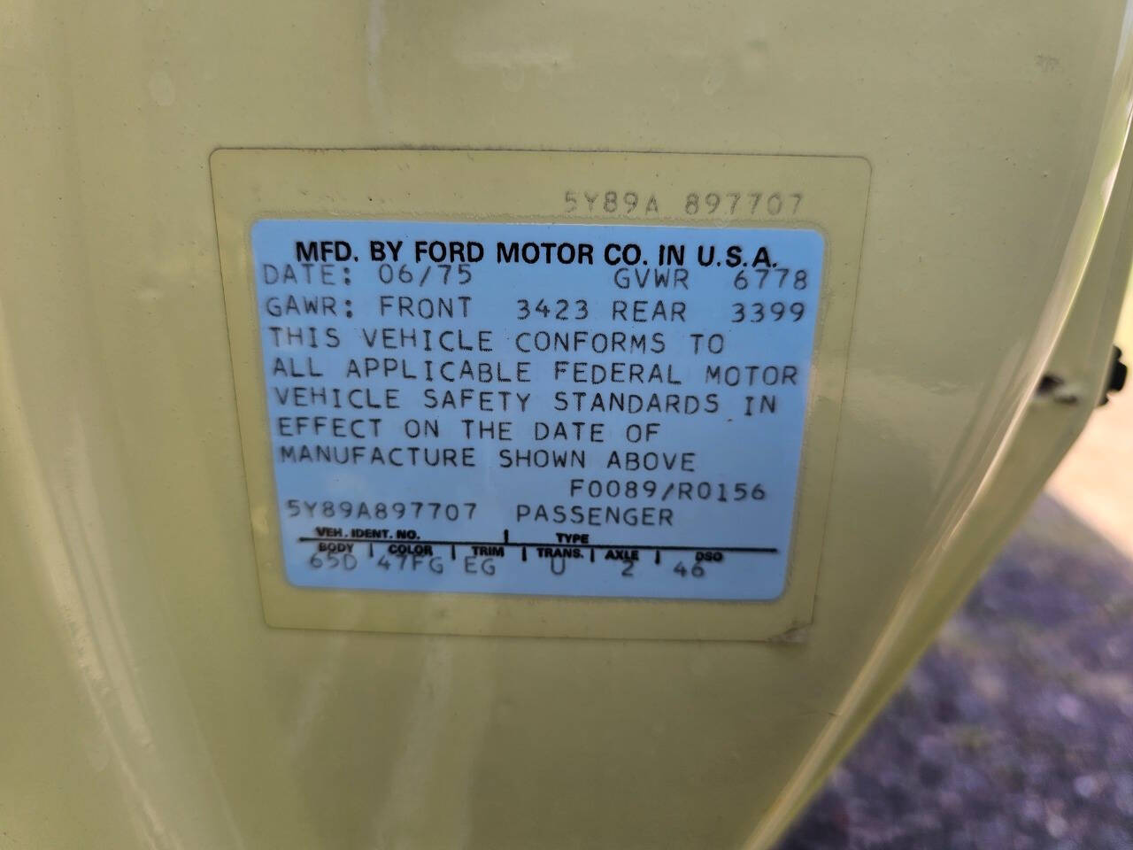 1975 Lincoln Continental 105