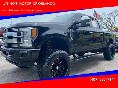 2019 Ford F-250 Super Duty for sale at LATINO'S MOTOR OF ORLANDO in Orlando FL