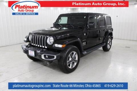 2019 Jeep Wrangler Unlimited for sale at Platinum Auto Group Inc. in Minster OH