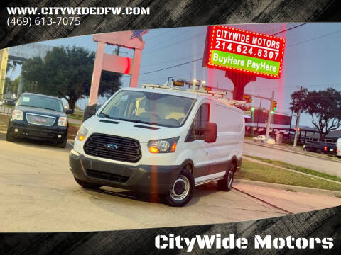 2016 Ford Transit for sale at CityWide Motors in Garland TX