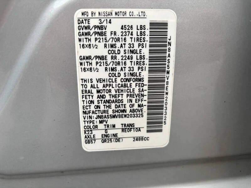 2014 Nissan Rogue Select S