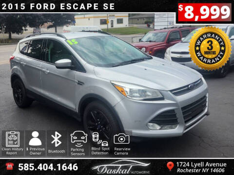 2015 Ford Escape for sale at Daskal Auto LLC in Rochester NY