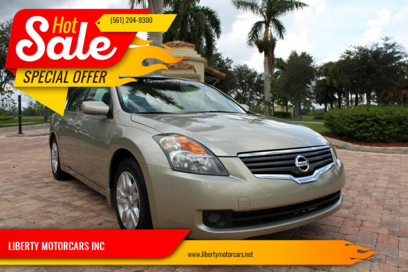 2009 Nissan Altima for sale at LIBERTY MOTORCARS INC in Royal Palm Beach FL