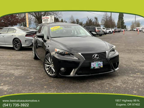 2014 Lexus IS 250 for sale at Best Value Automotive in Eugene OR