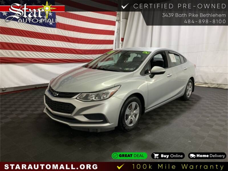 2017 Chevrolet Cruze for sale at STAR AUTO MALL 512 in Bethlehem PA