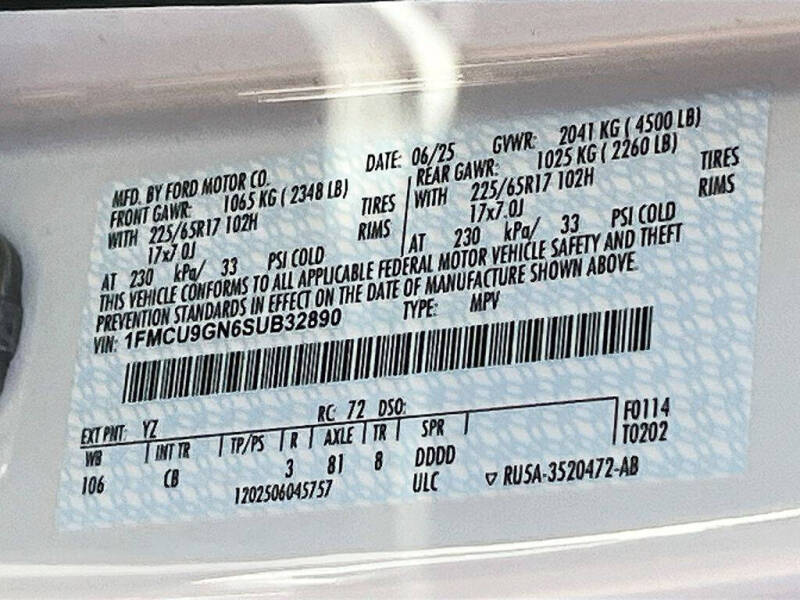 2025 Ford Escape Active
