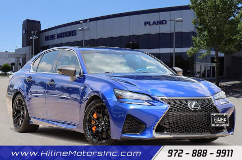 2016 Lexus GS F for sale at HILINE MOTORS in Plano TX