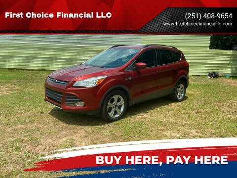 2014 Ford Escape for sale at First Choice Financial LLC in Semmes AL