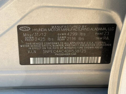 2013 Hyundai Sonata Limited