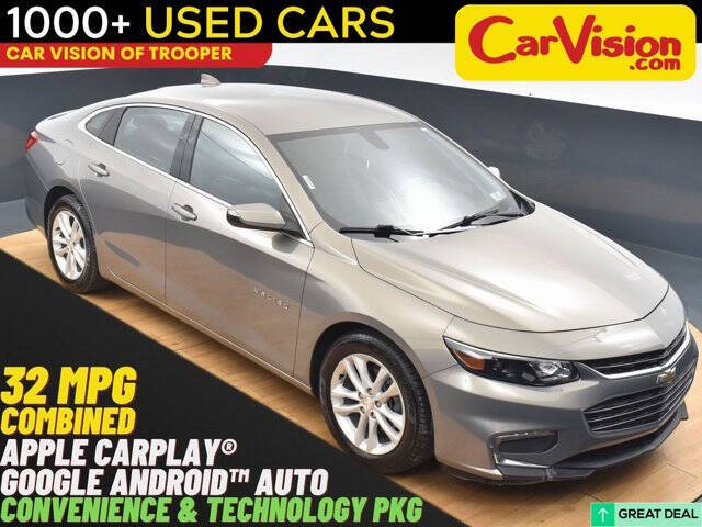 2018 Chevrolet Malibu for sale at Car Vision of Trooper in Norristown PA