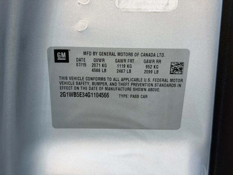 2016 Chevrolet Impala Limited LT Fleet