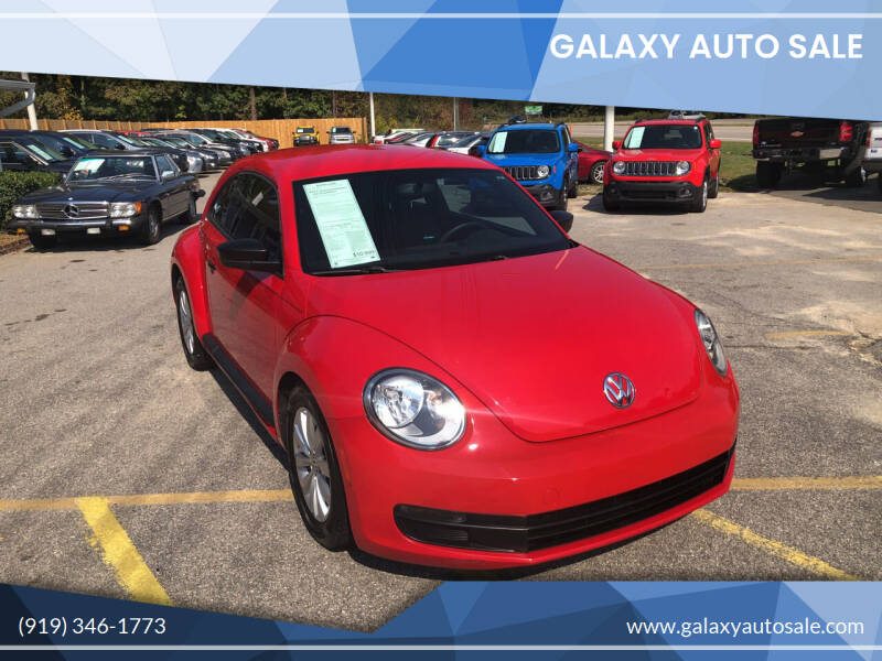 2013 Volkswagen Beetle for sale at Galaxy Auto Sale in Fuquay Varina NC