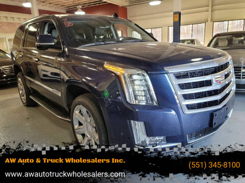 2018 Cadillac Escalade for sale at AW Auto & Truck Wholesalers  Inc. in Hasbrouck Heights NJ