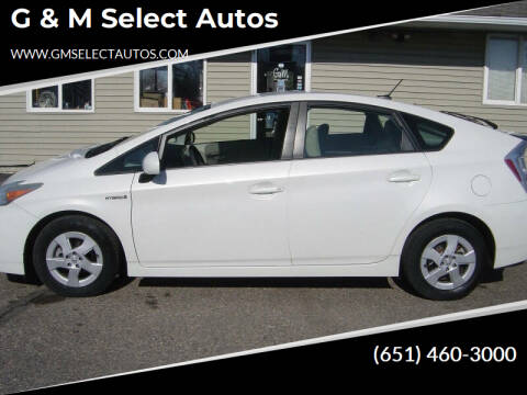 2011 Toyota Prius for sale at G & M Select Autos in Farmington MN