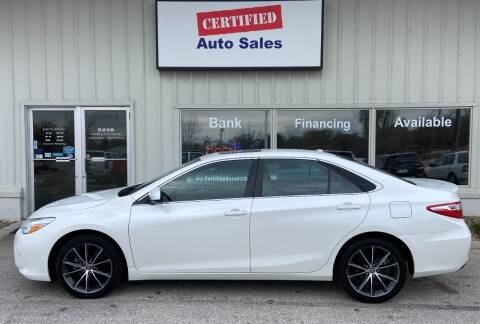 2015 Toyota Camry for sale at Certified Auto Sales in Des Moines IA