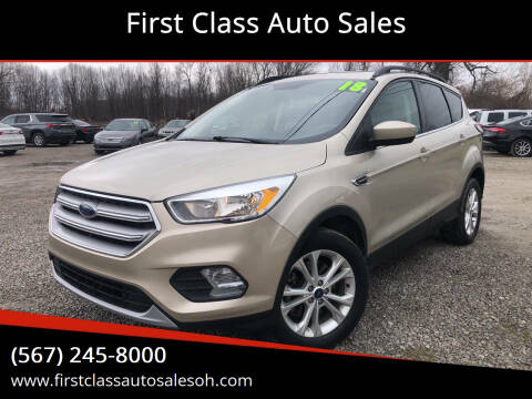 2018 Ford Escape for sale at First Class Auto Sales MI in Erie MI