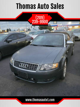 2006 Audi S4 for sale at Thomas Auto Sales in Manteca CA
