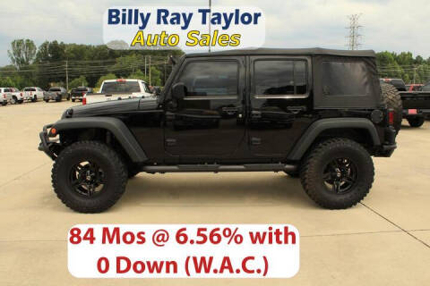 2016 Jeep Wrangler Unlimited for sale at Billy Ray Taylor Auto Sales in Cullman AL