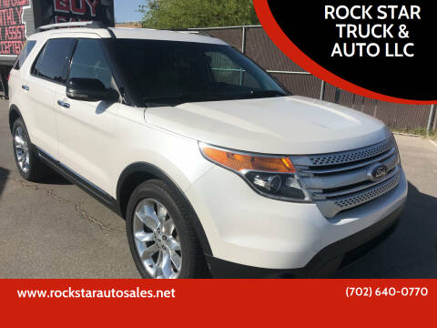 2013 Ford Explorer for sale at ROCK STAR TRUCK & AUTO LLC in Las Vegas NV