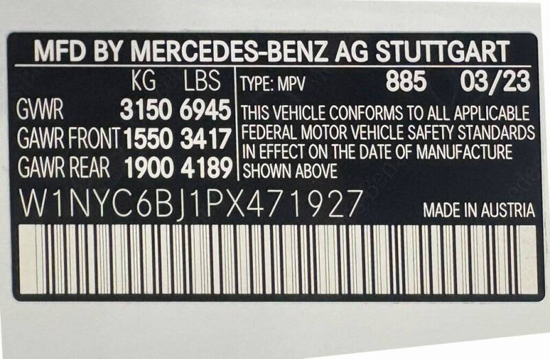 2023 Mercedes-Benz G-Class G 550