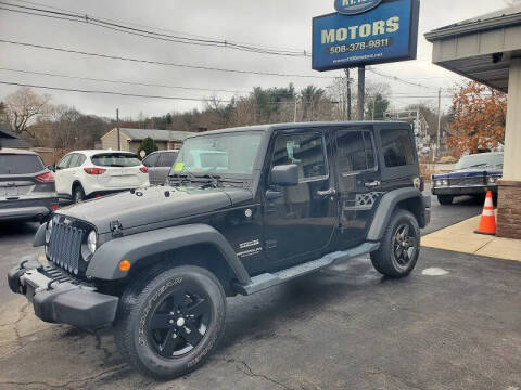 2014 Jeep Wrangler Unlimited for sale at Route 106 Motors in East Bridgewater MA