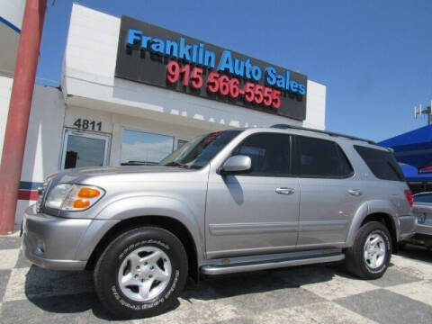 2003 Toyota Sequoia for sale at Franklin Auto Sales in El Paso TX