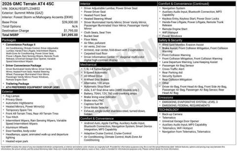2026 GMC Terrain AT4