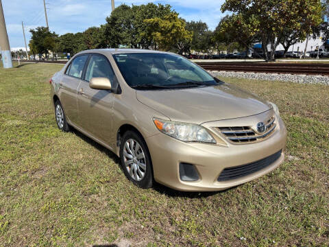 2013 Toyota Corolla for sale at UNITED AUTO BROKERS in Hollywood FL