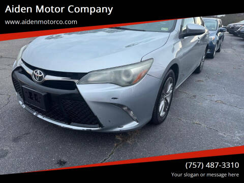 2016 Toyota Camry for sale at Aiden Motor Company in Portsmouth VA