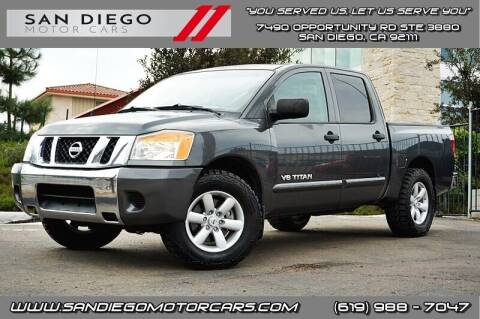 2010 Nissan Titan for sale at San Diego Motor Cars LLC in Spring Valley CA