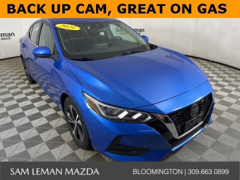 2021 Nissan Sentra for sale at Sam Leman Mazda in Bloomington IL