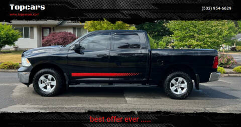 2013 RAM 1500 for sale at Topcars in Wilsonville OR