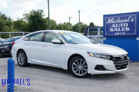 2021 Honda Accord for sale at Michael's Auto Sales Corp in Hollywood FL